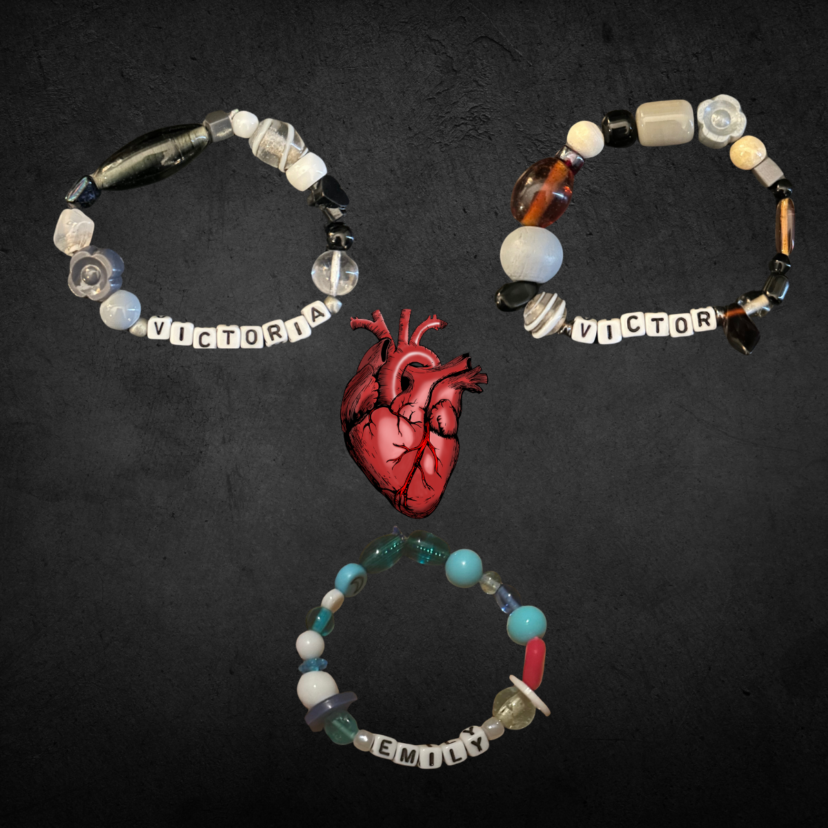 Corpse Bride Bracelet Set